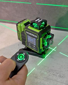 One-person operation reduces staff resources and increases productivity🧰 Huepar brings you the W04CG 4D Laser Level, featuring an intelligent motorized base that makes precise measurements effortless in any setting. ⭐Three Speed Adjustment Electric Base ⭐4D Green Beam Rechargeable Tiling Floor Laser Tool ⭐triple power methods&type-c charging port ⭐IP54 water/dust resistance help withstand tough job site conditions. Shop Now👉https://bit.ly/3IbmcWQ | Huepar EU