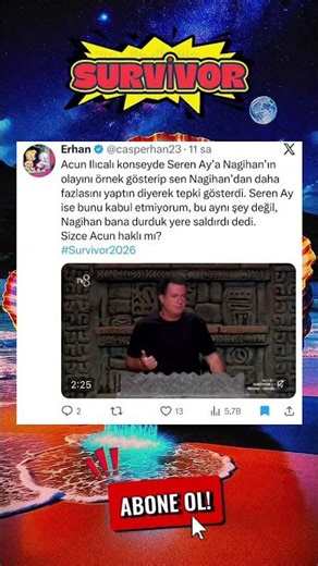 ACUN SEREN AY KIZDI #survivor2026