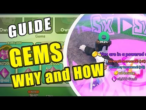 GEMS What's the point and ALL ways to get them in Goal Kick Simulator | Roblox