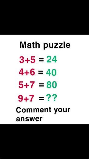 Math puzzle question #mathpuzzle