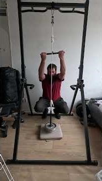 Strength training with a pulley machine Part 6