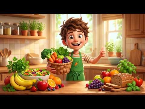 Healthy Food Song | ‪@Melo Kids‬ Nursery Rhymes & Kids Songs