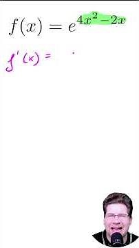 Differentiating an exponential function using the chain rule - simply explained | Math A-levels #...