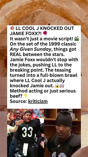 LL Cool J KNOCKED OUT Jamie Foxx On Set - The Untold Story