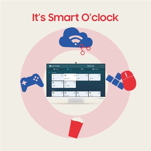 2.1K views · 33 reactions | From productivity to movies and gaming, it's always Smart O'clock with the Smart Monitor. Seamlessly switch between modes and dive into your desired activities with ease ️ #SmartMonitor | Samsung | Facebook