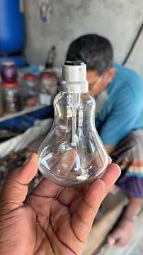 Transforming Old Bulbs into Eco-Friendly Lamps | Step-by-Step Creative Process