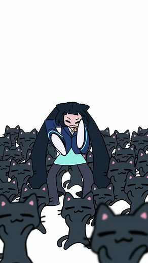 Where did they all come from 🧍🏻‍♀️ Song: no hands (wacka flocka flame ft. roscoe dash and wale) Choreo: @rivernovin Software: procreate dreams #animation #animeart #digitalart #cats #2danimation