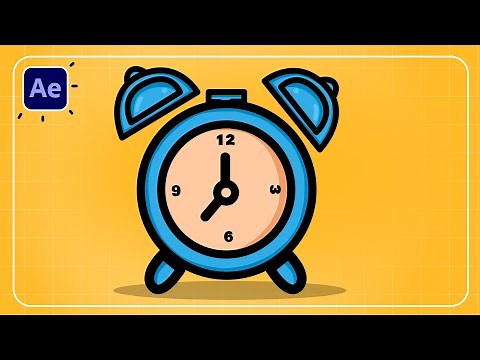 Alarm Clock Animation in After Effects Tutorials