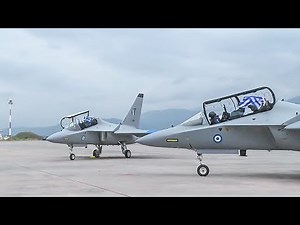first 2 new M-346 training aircraft for Hellenic Air Force landed - άφιξη των πρώτων ελληνικών M-346