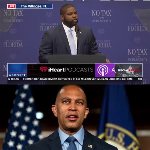 Byron Donalds just dropped TRUTH BOMBS on Hakeem Jeffries in The Villages 🔥Jeffries flew down to Florida to cry about DeSantis’ redistricting and got absolutely cooked. This is what happens when the Minority Leader tries to tell Florida how to draw maps — “F around and find out” backfired big time. Democrats don’t care about Florida voters. They care about power. We’re not going backwards. Florida stays RED in 2026. 💪🇺🇸Who else is done with DC Democrats meddling in our state? Drop a 👍 if yo