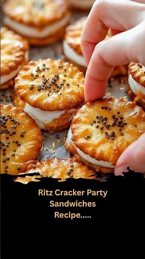 Ritz Cracker Party Sandwiches
