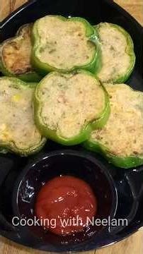 Crispy Capsicum Snack Recipe | 5 Min Easy Evening Snack 😍🔥