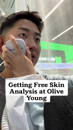 Free Skin Analysis Experience at Olive Young Hongdae