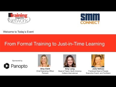 Webinar | From Formal Training to Just-in-Time Learning