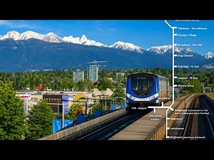 RICHMOND BC SKYTRAIN TO VANCOUVER WATERFRONT | FULL RIDE