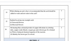 While diluting an acid, why is it recommended that the acid sho... | Filo