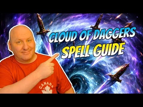 Cloud of Daggers D&D 5.5 Spell Guide