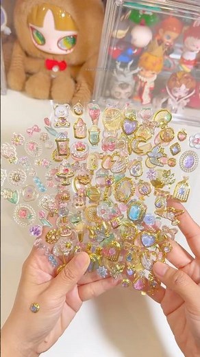 new kawaii bubble sticker #asmr #sticker #unboxing