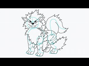 Cómo Dibujar a Arcanine de Pokémon 🐕🔥 | Tutorial Fácil en 11 Pasos