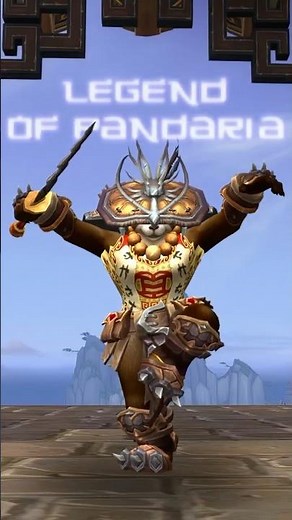 The Legend of Pandaria #transmog #worldofwarcraft #blizzard #thewarwithin #mmorpg #pandaren #azeroth