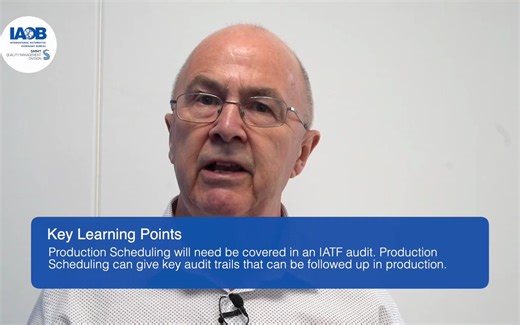 IATF 16949 audits How to Audit the Organization's Process for Production Sched