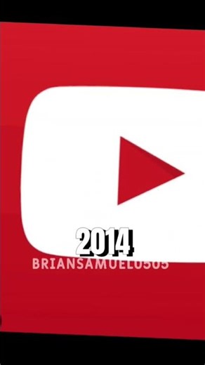 evolution of YouTube logo (2025-2005)