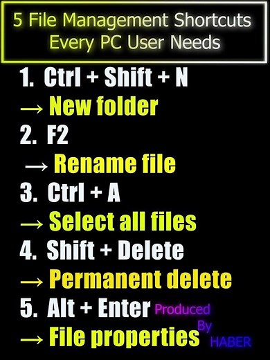 5 File Management Shortcuts Every PC User Needs