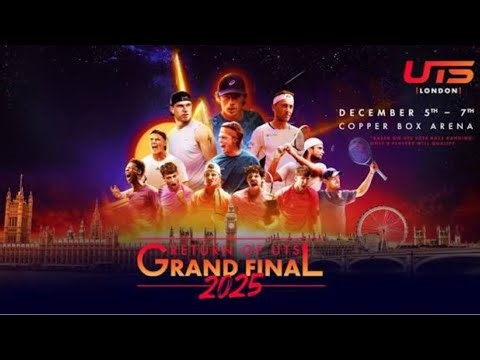 Rublev vs Ruud UTS Grand Final 2025 London exhibition
