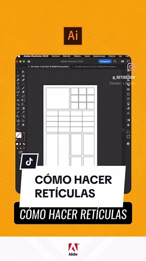 Cómo hacer retículas fácilmente en Adobe Illustrator
