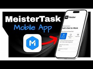 MeisterTask App Tutorial • How To Use MeisterTask Mobile App for Task Management 📲