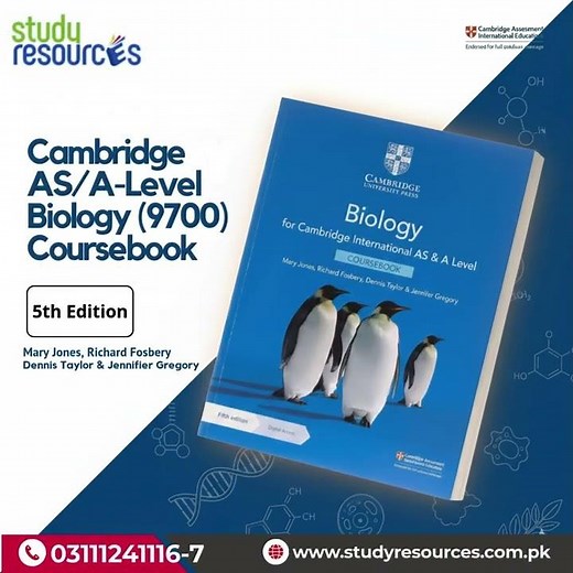 Cambridge ASA Level Biology 9700 Coursebook 5th Edition