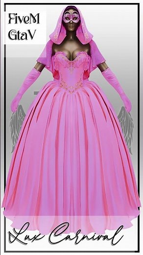 SCARLET HOOD ❤️🩸 | Luxury Red Hood Outfit for FiveM | Blessed #fivemclothing #fivem #gtaoutfits
