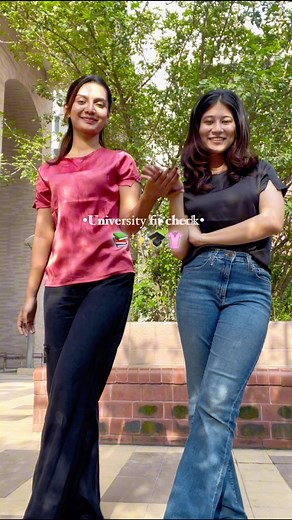 Nodi Chowdhury | This trend but University fit edition💁🏻‍♀️ (took us a while to film this one) | Instagram