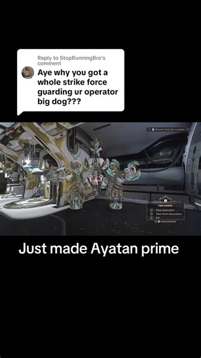 Creating Ayatan Prime in Warframe