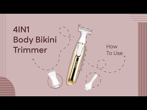 How to Use the Winston 4-in-1 Body Bikini Trimmer | Multiple Attachments for Multiple Body Parts .