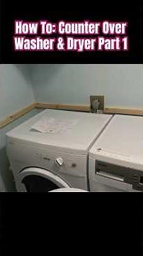 Making a Washer and Dryer Counter Part 1 #diy #home #howto #construction