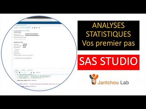 Vos premiers pas avec SAS STUDIO