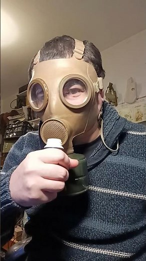 Testing gas masks using smelling salts