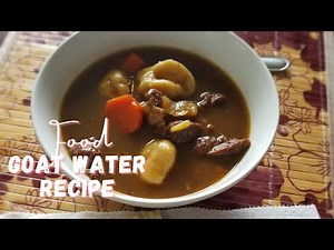 Goat Water Recipe // St Kitts-Nevis