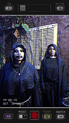 In my spooky era 💀🖤 #haloweenmakeup #foldszn #fyp