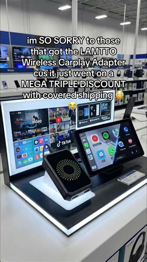 LAMTTO Wireless Carplay Adapter Mega Discount Announcement