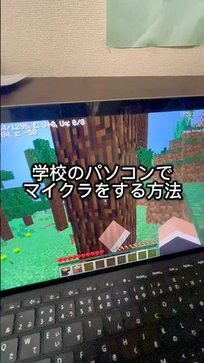 学校のパソコンでマイクラする方法 #マイクラ #minecraft #教育