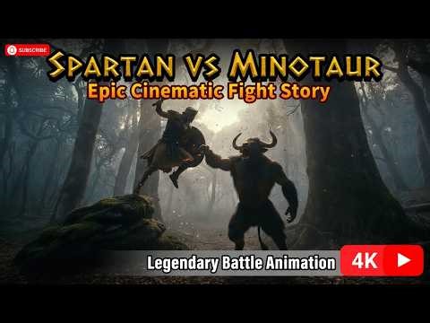 Spartan vs Minotaur | Epic Cinematic Fight Story | Legendary Battle Animation