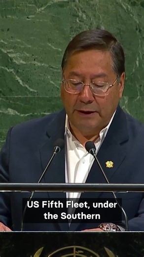 Nearly one-third of Latin America’s population lives under the shadow of military presence, according to Bolivian President Luis Arce’s remarks at the UN General Assembly. He warned that US naval mobilisation in the region risks fueling greater instability. #LatinAmerica #Bolivia #US #UNGA #GlobalSecurity | Global South World