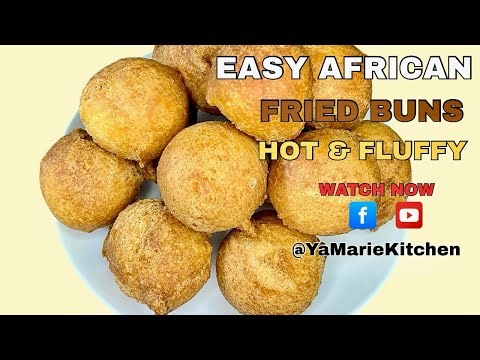How to Make fluffy African Fried Buns / Easy Snack