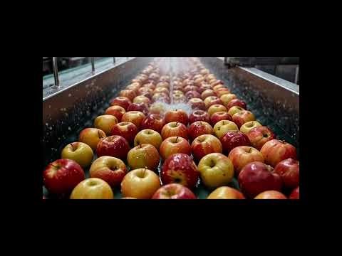 From Apple to Juice | Inside a Fruit Factory