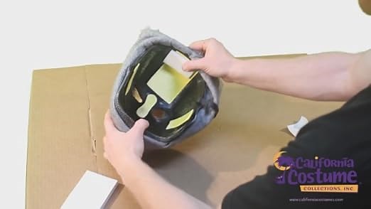 Animal Brown Werewolf Mask Animated