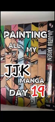 Higuruma Day 19 Painting The Edges Of All My Jujutsu Kaisen Manga #jjkfanart #mangacoloring #jjk