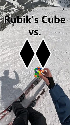 Rubik's Cube vs. Skiing