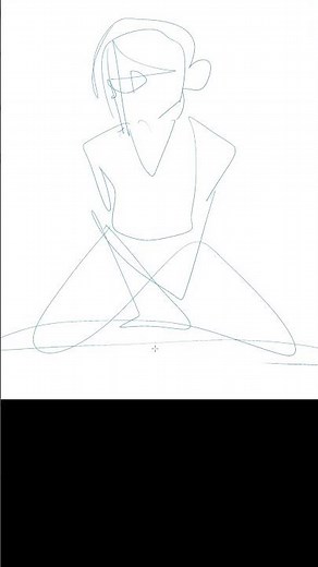 「ペタン座りの女の子」全身の描き方how to draw full body【１日１体描いてみよう!シリーズ６】イラストメイキング illustration making